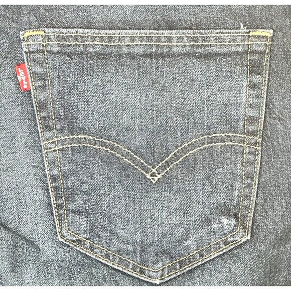 Levis Mens Jeans 514 Straight Leg Cotton Casual Blue Denim Measures 42x31 - Picture 8 of 16